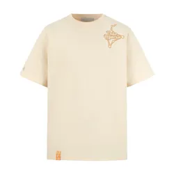 Áo Phông Nữ 13 De Marzo Constellation Series T-Shirt Leo Màu Be