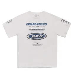 Áo Phông Nữ Badblood F2 Old Effect T-Shirt Màu Trắng