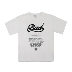 Áo Phông Nữ Badblood World Tour W-Tee24-031 Tshirt Màu Trắng