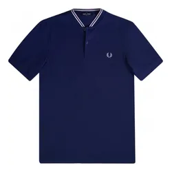 Áo Polo Nam Fred Perry Bomber Collar Polo Shirt M4526 Màu Xanh Navy Size S