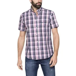 Áo Sơ Mi Carrera Jeans Short Sleeved Shirt 213C1230A_20E Họa Tiết Kẻ Sọc Size M