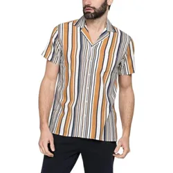 Áo Sơ Mi Nam Cộc Tay Carrera Jeans T225C1251X_C78 Họa Tiết Kẻ Sọc Size L
