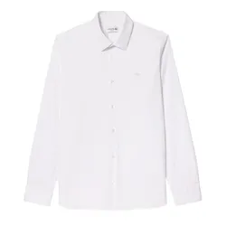 Áo Sơ Mi Nam Lacoste Slim Fit French Collar Stretch Shirt CH5253 - 001 Màu Trắng Size 38