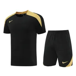 Bộ Thể Thao Nam Nike Dri-Fit Soccer Top Football Màu Đen Size S