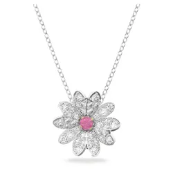 Dây Chuyền Nữ Swarovski Eternal Flower Pendant Flower, Pink, Mixed Metal Finish 5642868 Màu Bạc Hồng