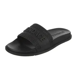 Dép Nam Fendi x Versace Fendace Rubber Slides Màu Đen Size 42