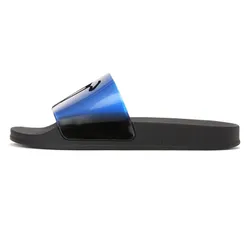 Dép Nam Giuseppe Zanotti Burlin Spurgle Slide Sandals RM20036 Màu Xanh Đen Size 39