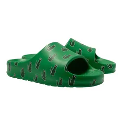 Dép Nam Lacoste Serve Slide 2.0 Colour Pop 46CMA0043 Màu Xanh Lá Size 9