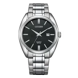 Đồng Hồ Nam Citizen Quartz BI5100-58E Màu Bạc Đen