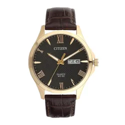 Đồng Hồ Nam Citizen Quartz Watch BF2023-01H Màu Nâu Vàng