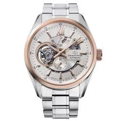 Đồng Hồ Nam Orient Star Contemporary Modern Skeleton RE-AV0123G00B Màu Bạc/ Vàng Hồng