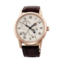 Đồng Hồ Nam Orient Sun And Moon Gen 3 RN-AK0001S (FAK00001Y0) Watch Màu Nâu