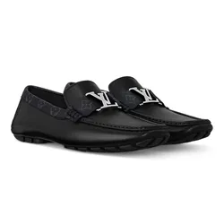 Giày Nam Louis Vuitton LV Monte Carlo Moccasin Màu Đen Size 41.5