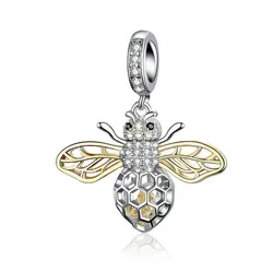 Hạt Vòng Charm Nữ Lili Jewelry Đính Đá CZ Michelle LILI_088118 12 Màu Vàng Bạc