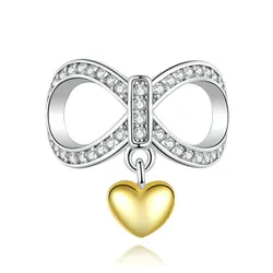 Hạt Vòng Charm Nữ Lili Jewelry Đính Đá CZ Michelle LILI_088118 13 Màu Vàng Bạc