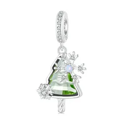 Hạt Vòng Charm Nữ Lili Jewelry Đính Đá CZ Món Quà Mùa Đông Makayla LILI_088332 5 Màu Bạc