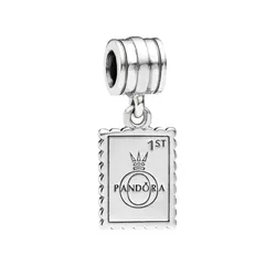 Hạt Vòng Charm Pandora Greetings From London Dangle Charm 791273 Màu Bạc