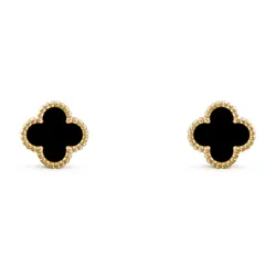 Khuyên Tai Nữ Van Cleef & Arpels Sweet Alhambra Earstuds VCARA44900 Màu Vàng Gold