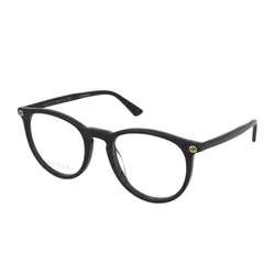 Kính Mắt Cận Gucci  Round Eyeglasses GG0027O 001 Màu Đen