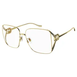 Kính Mắt Cận Nữ Gucci GG1321O 001 Gold Eyeglasses Màu Vàng Gold