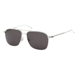 Kính Mát Nam Montblanc MB0214S-005 60 Sunglasses Màu Xám Đậm