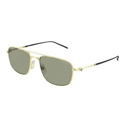 Kính Mát Nam Montblanc Sunglasses MB0127S-003 56 Màu Xanh Lá