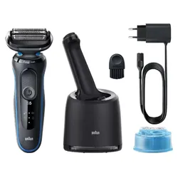 Máy Cạo Râu Braun Series 5 50-B7000CC Màu Đen Phối Xanh Dương