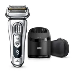 Máy Cạo Râu Braun Series 9 9375CC Màu Bạc Đen