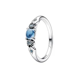 Nhẫn Nữ Pandora Disney Aladdin Princess Jasmine Ring 192344C01 Màu Xanh Blue Size 56