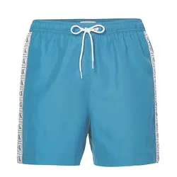 Quần Short Nam Calvin Klein CK Medium Drawstring Swim Shorts Màu Xanh Blue Size M