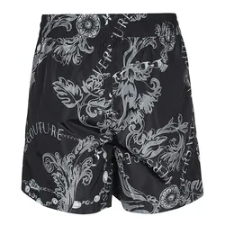 Quần Short Nam Versace Jeans Couture 74GASD08 Màu Đen Họa Tiết Xám Size 48