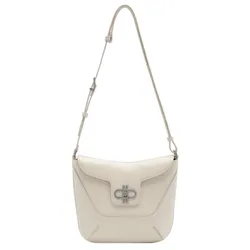 Túi Đeo Chéo Nữ Pedro Icon Leather Satchel Bag 76610074 Chalk Màu Trắng Kem