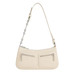 Túi Đeo Vai Nữ Charles & Keith CNK Chain-Strap Shoulder Bag Beige 20160180 Màu Be