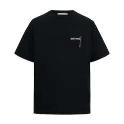 Áo Phông 13 De Marzo Doozoo Logo Colored Line T-shirt Black Màu Đen