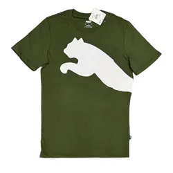Áo Phông Nam Puma Big Cat Tshirt Màu Xanh Olive Size XS