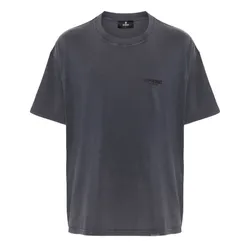 Áo Phông Nam Represent Grey With Black Logo Printed OCM409-390 STORM Tshirt Màu Xám Size M