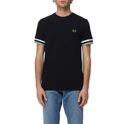 Áo Polo Nam Fred Perry Embroidered Logo Short Sleeved Tshirt Màu Xanh Navy Size XS