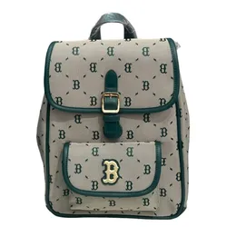 Balo MLB Diamond  Monogram Jacquard Backpack Boston Red Sox 7ABKMD74N-43BGL Màu Xám Xanh