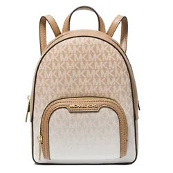 Balo Nữ Michael Kors MK Jaycee Extra Small Ombre Logo Convertible Backpack 35S4G8TB1B Màu Camel