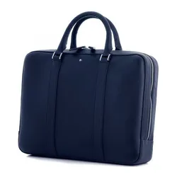 Cặp Xách Tay Montblanc Meistersuck Evrak Briefcase Màu Xanh