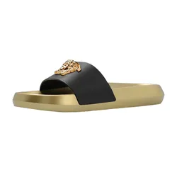 Dép Versace La Medusa Sliders Black Gold 1011715 DV46G-1B00V Màu Vàng Đen Size 42