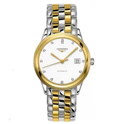 Đồng Hồ Nam Longines Flagship L4.974.3.27.7 Màu Vàng Bạc