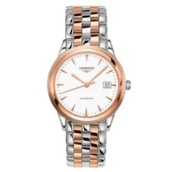 Đồng Hồ Nam Longines Flagship L4.974.3.92.7 Màu Demi (Vàng Hồng – Bạc)