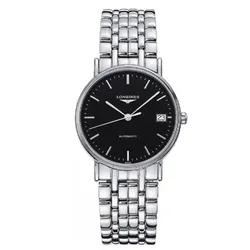 Đồng Hồ Nam Longines Presence Automatic L4.821.4.52.6 Màu Bạc Đen