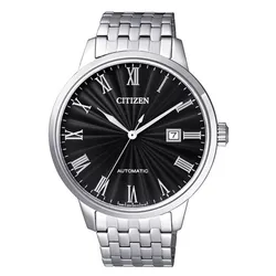 Đồng Hồ Nam Citizen Automatic NJ0080-50E Màu Đen Bạc