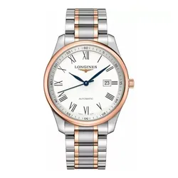 Đồng Hồ Nam Longines Master Watch L2.893.5.11.7 42mm Màu Vàng Hồng/Bạc