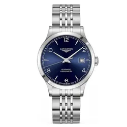 Đồng Hồ Nam Longines Record L2.820.4.96.6 Màu Xanh Bạc