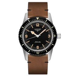 Đồng Hồ Nam Longines Skin Diver Automatic L2.822.4.56.2 Màu Nâu Đen