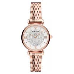 Đồng Hồ Nữ Emporio Armani Gianni T-Bar AR11244 Màu Vàng Hồng