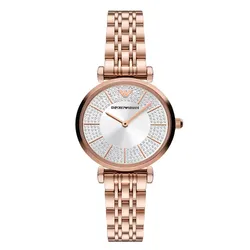 Đồng Hồ Nữ Emporio Armani Gianni T-Bar AR11446 Màu Vàng Hồng